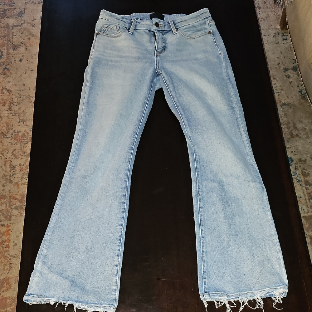 Buckle Light Blue Flare Jeans - Picture 1 of 4